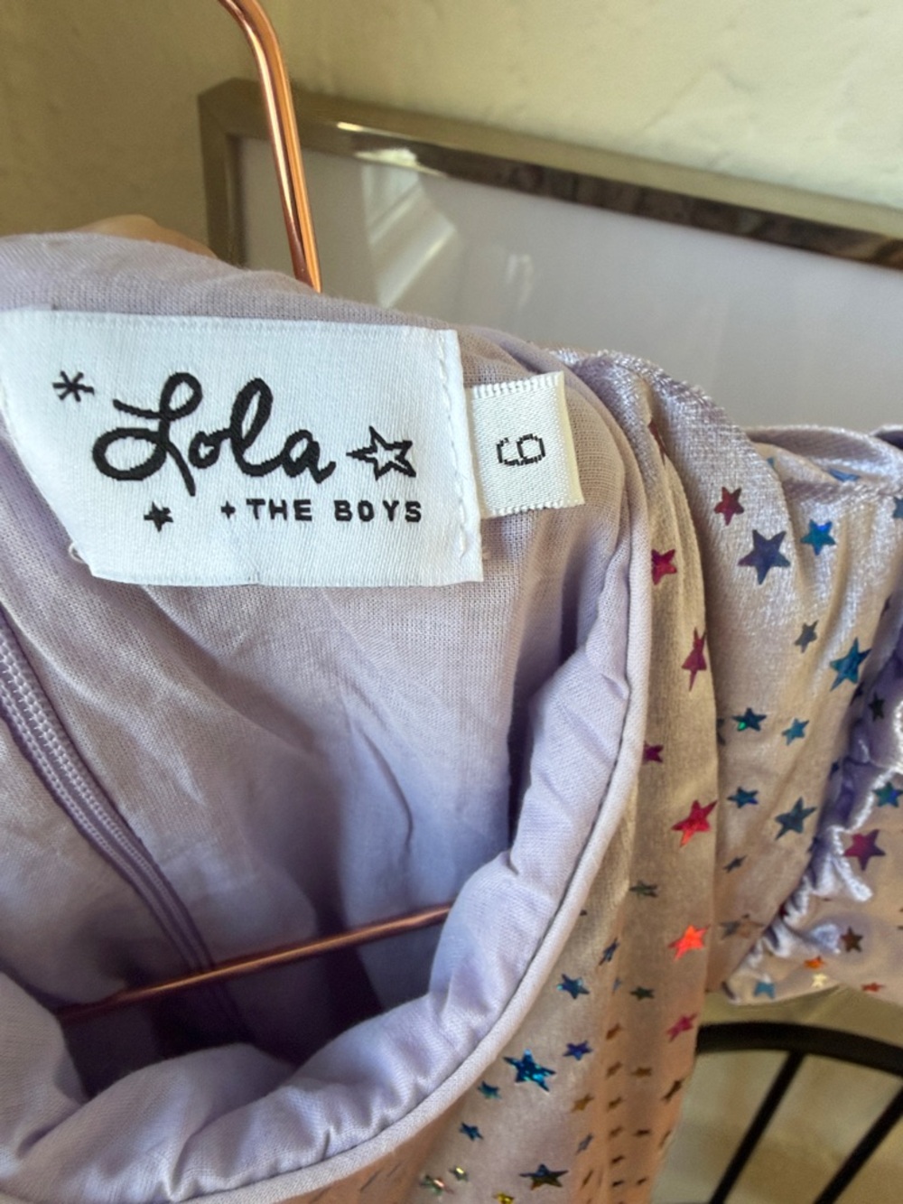 Lola + The Boys Lavender Wrap-Style Midi Dress - Picture 2 of 3